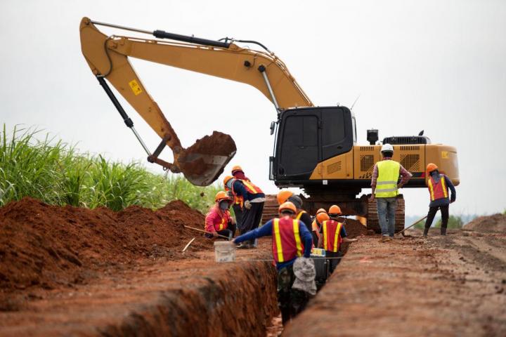 Travaux d’assainissement en Dordogne